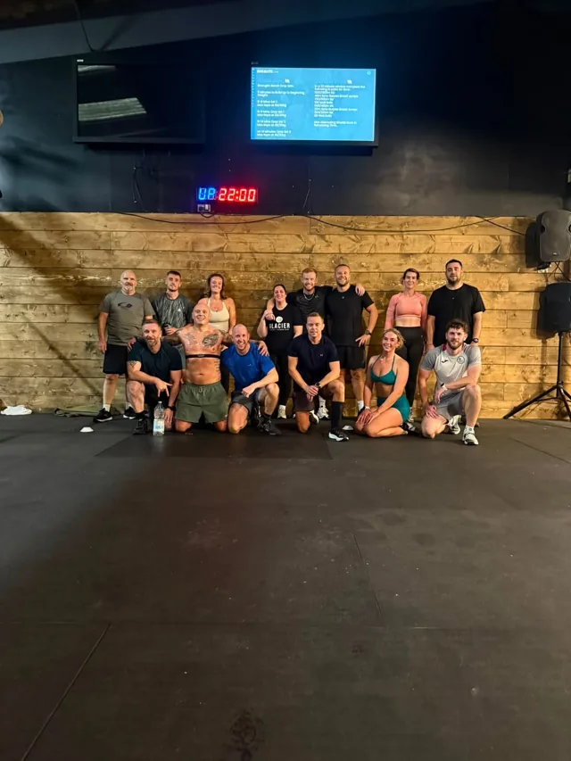 Glacier gym community group photograph 26