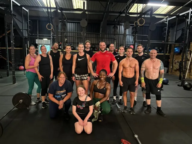 Glacier gym community group photograph 2