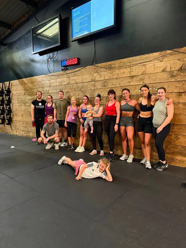 Glacier gym community group photograph 24