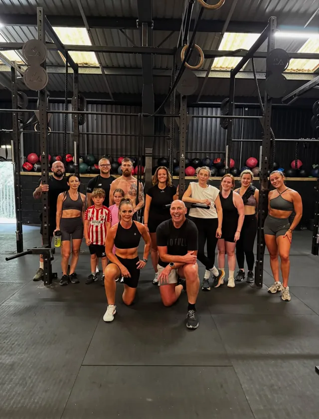 Glacier gym community group photograph 16