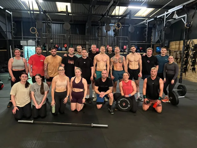 Glacier gym community group photograph 1